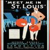 1930 Meet Me In St Louis Aircraft Expo Airplane Travel Vintage Poster Reproduction (20 X 30 Image Size Paper) view 1