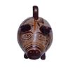 Cinnamon Pottery Piggy Figurine view 2