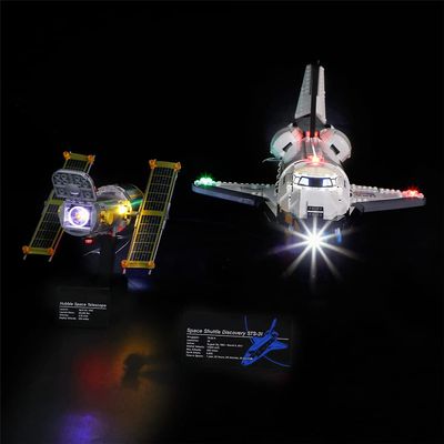 GEAMENT LED Light Kit Compatible with LEGO NASA Space Shuttle Discovery - Lighting Set for Creator 10283 Building Model (Model Set Not Included)