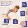 FluffCo Zen Fluff Pillows - Down Alternative - King Bed Pillow for Sleeping Made in USA - Luxury Hotel-Quality Pillow - 100% Cotton, 300 Thread Count (Soft King Size 1 Pack) view 3
