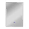 Chloe Lighting Luminosity Back Lit Rectangular Touchscreen LED Mirror 3 Color Temperatures 3000K-6000K 28" Height view 2