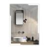 Chloe Lighting Luminosity Back Lit Rectangular Touchscreen LED Mirror 3 Color Temperatures 3000K-6000K 28" Height view 4