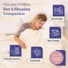 FluffCo Zen Fluff Pillows - Down Alternative - Standard/Queen Bed Pillow for Sleeping Made in USA - Luxury Hotel-Quality Pillow - 100% Cotton, 300 Thread Count (Queen Size 1 Pack) view 3
