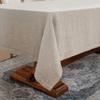Linen World Linen Tablecloth,100% French Linen Natural Tablecloth 90" x 60" Inch,Washable Rectangular Tablecloth for Dining,Outdoor,Weddings and Restaurants,Decorative Thanksgiving Christmas view 3