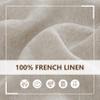 Linen World Linen Tablecloth,100% French Linen Natural Tablecloth 90" x 60" Inch,Washable Rectangular Tablecloth for Dining,Outdoor,Weddings and Restaurants,Decorative Thanksgiving Christmas view 4