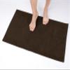 100% Cotton Bath Rugs for Bathroom, 20 x 34 inches and Non Slip Backing Bath Math Rugs, Brown Bathmat Rug view 1