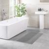 100% Cotton Bath Rugs for Bathroom, 20 x 34 inches and Non Slip Backing Bath Math Rugs, Cool Grey Bathmat Rug view 2