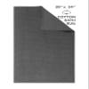 100% Cotton Bath Rugs for Bathroom, 20 x 34 inches and Non Slip Backing Bath Math Rugs, Dark Gray Bathmat Rug view 4