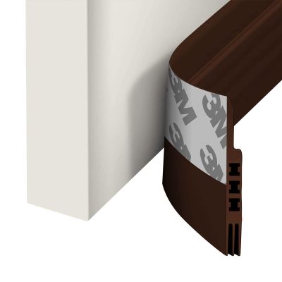 Pehoto Door Draft Stopper Under Door Draft Blocker Insulator Door Sweep Weather Stripping Noise Stopper Strong Adhesive 39'' Length