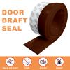Pehoto Door Draft Stopper Under Door Draft Blocker Insulator Door Sweep Weather Stripping Noise Stopper Strong Adhesive 39'' Length view 2