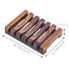15 Pieces Wooden Soap Dish, Bathroom Wooden Soap Case, Hand Craft Bathtub Shower Dish Accessories view 2