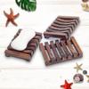 15 Pieces Wooden Soap Dish, Bathroom Wooden Soap Case, Hand Craft Bathtub Shower Dish Accessories view 4