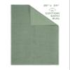 100% Cotton Bath Rugs for Bathroom, 20 x 34 inches and Non Slip Backing Bath Math Rugs, Sage Green Bathmat Rug view 4