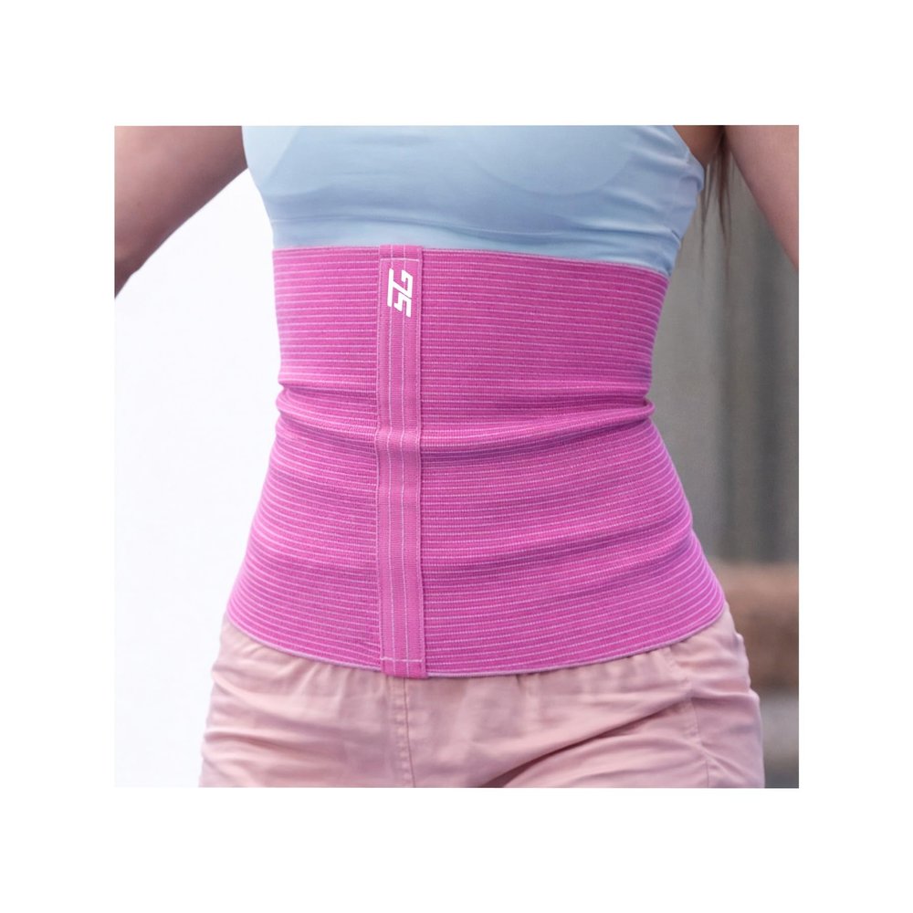 SG TRAINING FIT #1 Sport Pro Wool Cotton Warming Belt Relieves Back Pain Supports Lumbar and Muscles Optimal Compression for Men and Women. (1, Pink)