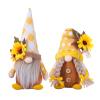 2 Pack Thanksgiving Decorations Harvest Gnome Plush Scandinavian Tomte Elf Swedish Tomte Dwarf Gnomes Decor Gifts view 1