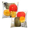 Abstract Mid Century Throw Pillow Covers 18x18 Set of 2 Minimalist Modern Art Decorations Pillowcase Golden Geometric Pattern for Modern Home Sofa Bedroom view 2