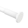 Umimile Tension Curtain Rod, 51-145 inches Adjustable Spring Shower Tension Curtain Rod, Stainless Steel Closet Rod for Windows or Shower, No Drilling, No Rust, Easy to Install, White view 1