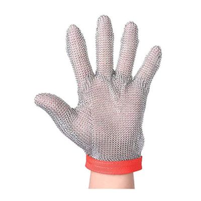 LCYDMJ Food Grade Cut Resistant Gloves, Stainless Steel Mesh Metal Wire Glove, for Oyster Shucking, Meat Cutting Wood Carving (Size : 1 Piece/XXS)