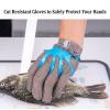 LCYDMJ Food Grade Cut Resistant Gloves, Stainless Steel Mesh Metal Wire Glove, for Oyster Shucking, Meat Cutting Wood Carving (Size : 1 Piece/XXS) view 2