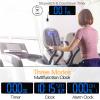 XREXS Large Digital Wall Clock with Remote Control, 16.5 Inch LED Large Display Count Up & Down Timer, Adjustable Brightness Plug-in Alarm Clock with Day/Date/Temperature for Home, Gym, Office view 4