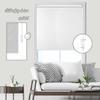 FHSBLINDS Custom Roller Shades for Windows Blinds for Windows Cut to Size -Room Darkening Waterproof Blackout Window Blinds & Shades for Home Kitchen Bedroom Office (White 100% Blackout, 40"W x 80"H) view 2