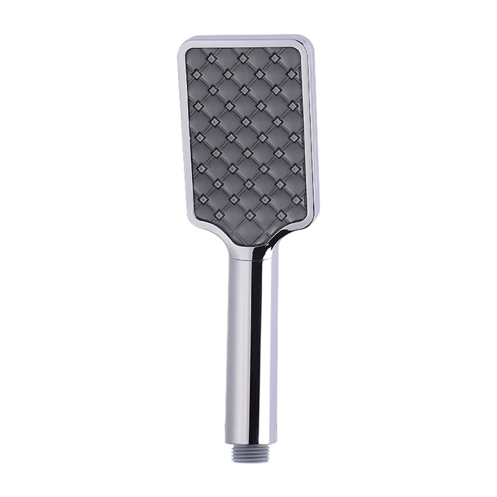 Youngran Shower Head High Pressure Self-Cleaning Bathroom Accessory Phone for Country House Black Anti Limestone Fittings Chrome Plating Leisurely