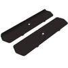 2 Pack Kitchen Faucet Sink Splash Guard, 24" x 5.6'' Upgrade Silicone Faucet Water Catcher Mat, Sink Draining Pad Behind Faucet, Rubber Drying Mat for Countertop, Bathroom, Farmhouse, RV (Black) view 1