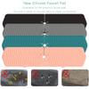2 Pack Kitchen Faucet Sink Splash Guard, 24" x 5.6'' Upgrade Silicone Faucet Water Catcher Mat, Sink Draining Pad Behind Faucet, Rubber Drying Mat for Countertop, Bathroom, Farmhouse, RV (Green) view 2