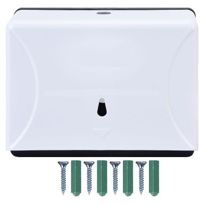 Countertop Multifold Hand Towel Dispenser,Hand Paper Towel Dispenser,Wall-Mounted Bathroom Paper Towel Dispenser Tissues Box Holder