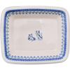 Polmedia Polish Pottery Rectangular Baker - Kitten Play Pattern Handmade in Boleslawiec Poland by Ceramika Artystyczna + Certificate of Authenticity view 3