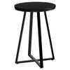 Monarch Specialties I 2175 Accent Table, Side, Round, End, Nightstand, Lamp, Living Room, Bedroom, Metal, Laminate, Black, Contemporary, Modern view 1