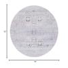 SAFAVIEH Washable Rug Tucson Collection - 6' Round, Pink & Beige, Slip Resistant & Easy to Clean, Ideal for Living Room, Bedroom, Dining Space (TSN133U) view 2