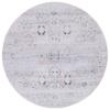 SAFAVIEH Washable Rug Tucson Collection - 6' Round, Pink & Beige, Slip Resistant & Easy to Clean, Ideal for Living Room, Bedroom, Dining Space (TSN133U) view 3