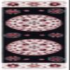 SAFAVIEH Bellagio Collection 2'3" x 8' Black/Ivory BLG601Z Handmade Medallion Wool Entryway Foyer Living Room Bedroom Runner Rug view 2
