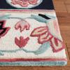 SAFAVIEH Bellagio Collection 2'3" x 8' Black/Ivory BLG601Z Handmade Medallion Wool Entryway Foyer Living Room Bedroom Runner Rug view 3
