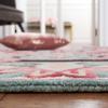 SAFAVIEH Bellagio Collection 2'3" x 8' Black/Ivory BLG601Z Handmade Medallion Wool Entryway Foyer Living Room Bedroom Runner Rug view 4