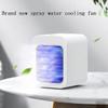 SMSOM Mini Air Cooler - Portable Cooler Fan, Portable Desktop Cooling Fan, Personal Table Air Conditioner Fan for Bedroom Office Home Room (Color : Black) view 4