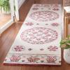 SAFAVIEH Bellagio Collection 2'3" x 8' Ivory/Red BLG601A Handmade Medallion Wool Entryway Foyer Living Room Bedroom Runner Rug view 1