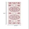 SAFAVIEH Bellagio Collection 2'3" x 8' Ivory/Red BLG601A Handmade Medallion Wool Entryway Foyer Living Room Bedroom Runner Rug view 2