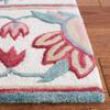 SAFAVIEH Bellagio Collection 2'3" x 8' Ivory/Red BLG601A Handmade Medallion Wool Entryway Foyer Living Room Bedroom Runner Rug view 4
