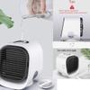 SMSOM Mini Air Conditioner Fan, Portable Air Conditioner, Portable Desktop Cooling Fan, Personal Table Air Conditioner Fan for Small Room Office Camping (Color : Green) view 4