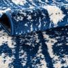 Unique Loom Lennon Collection Area Rug - Zal (3' Round, Navy Blue/ Ivory) view 4