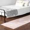 Unique Loom Lennon Collection Area Rug - Zal (2' 7" x 10' Runner, Pink/ Ivory) view 4