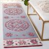 SAFAVIEH Bellagio Collection 2'3" x 8' Dark Grey/Ivory BLG601H Handmade Medallion Wool Entryway Foyer Living Room Bedroom Runner Rug view 1