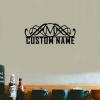 Metal Sign Monogram Split Letter M Personalized Last Name Metal Signs Split Letter Monogram Wall Decor For Outdoor Split Letter Name Sign Custom Metal Name Sign Outdoor Metal Wall Art Wall Decor 14in view 1
