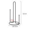 Kitchen Roll Paper Towel Holder Bathroom Tissue Stand Dining Table Vertical Napkins Rack Kitchen Storage Shelf,BK2 view 2