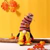 2 Pack Fall Decor Thanksgiving Decorations Harvest Gnome Plush Doll Elf Dwarf Doll Figurine with Maple Leaves Sunflower Autumn Decor for Festival Gifts Home Holiday Decoration (Harvest Gnome A) view 3