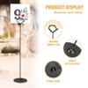 Urban Deco 16PK Table Number Holders 12 Inches Place Card Holder Metal Table Card Holders, Picture Holders For Tables, Card Holder Stand For Wedding Dcor - Black Sign Holder view 2
