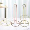 Kitchen Roll Paper Towel Holder Bathroom Tissue Stand Dining Table Vertical Napkins Rack Kitchen Storage Shelf,2layer GD view 4