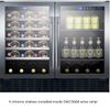 Summit Appliance SHELFKIT36 Shelving Kit for SWC3668 Wine Cellar; Includes 4 Chrome Shelves Only; Easy Use view 2